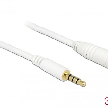 Product image of the product “DeLOCK 3.5mm 3m audio cable 6.35mm White ”
