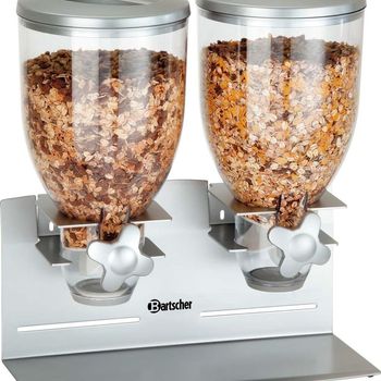 Bartscher Müslispender 2 x 3,5 l silber 