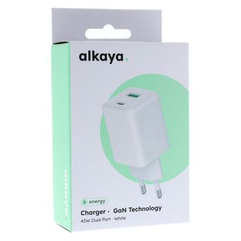 Artikelbild des Artikels “alkaya CR-50007 NEXUS Netzteil Ladegerät mit GaN-Technologie 45W weiss “