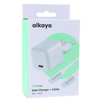 Artikelbild des Artikels “alkaya NEXUS Speed Flex Charger Set GaN Technologie 20W weiss “