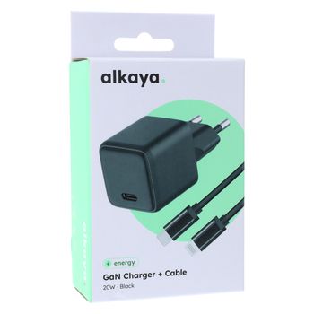 Artikelbild des Artikels “alkaya NEXUS Speed Flex Charger Set GaN Technologie 20W schwarz “