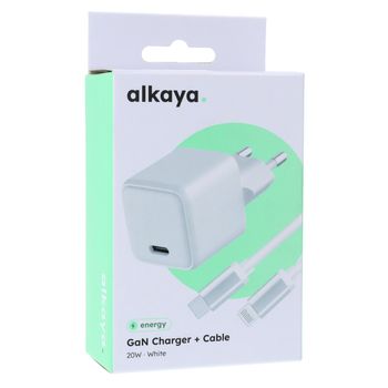 Artikelbild des Artikels “alkaya NEXUS Speed Flex Charger Set GaN Technologie 20W weiss “