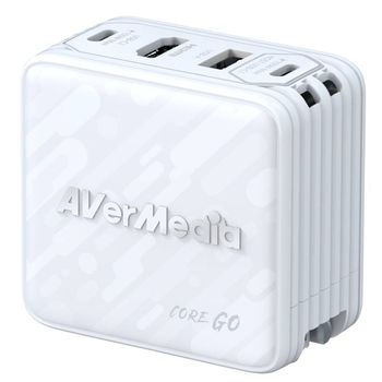 Artikelbild des Artikels “AVerMedia Ladedock, Core GO (GC313) White, 100W GaN, HDMI “