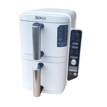 Imagen del producto “Ninja SL400EUWH freidora Doble 9,5 L Independiente 2470 W Freidora de aire caliente Blanco ”