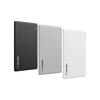 Product image of the product “Verbatim My Finder Card Bluetooth Item Finder 3 pack Black / Silver / White ”