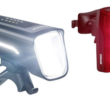 Immagine del prodotto “Osram Automotive Fahrradbeleuchtung Set RACE 100 SET LED akkubetrieben nero ”