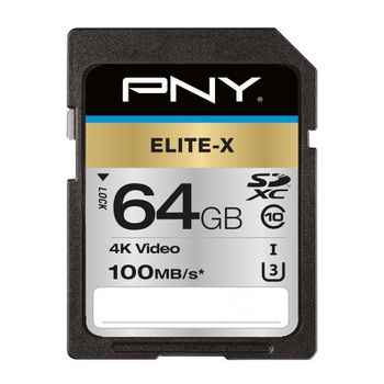 Product image of the product “PNY Elite-X 64 GB SDXC UHS-I Class 10 ”