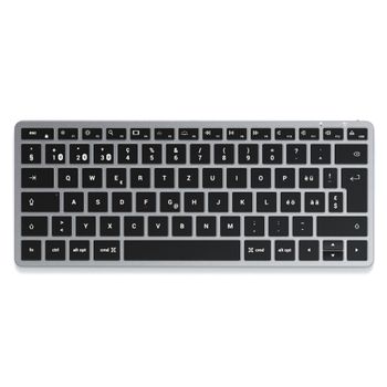 Image du produit “Satechi Slim X1 clavier Bureau Bluetooth QWERTZ Suisse Noir, Gris ”
