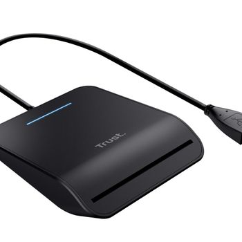 Product image of the product “Trust Primo smart card reader Indoor USB CardBus+USB 2.0 Black ”