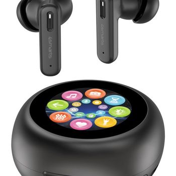 Artikelbild des Artikels “4smarts TWS Bluetooth Kopfhörer - SkyBuds Screen ANC schwarz “