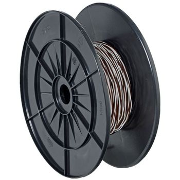 Product image of the product “CobiNet Schaltdraht YV 2x0,6/1,1 white/braun, 100 m ”