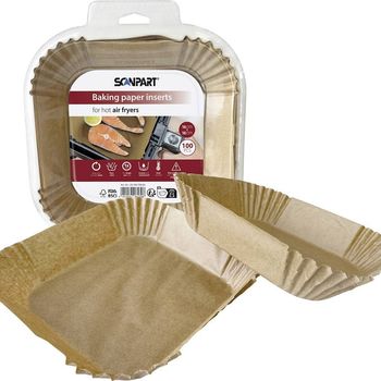 Artikelbild des Artikels “ScanPart 2910070004 Heißluftfritteusenpapier 16x16cm eckig, 100er “