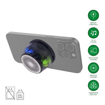 Artikelbild des Artikels “4smarts Bluetooth Lautsprecher SoundCharge MagSafe-kompatibel, schwarz “