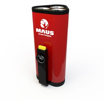 MAUS Xtin Grand - Kraftvoller Aerosol-Feuerlöscher mit Kalium 