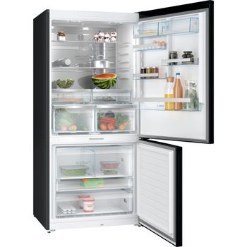 Product image of the product “Bosch Serie 8 KGP86AXB0N fridge-freezer Freestanding 621 L Black, Stainless steel ”