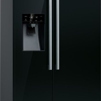 Product image of the product “Bosch Serie 6 KAD93ABEP side-by-side refrigerator Freestanding 562 L E Black ”