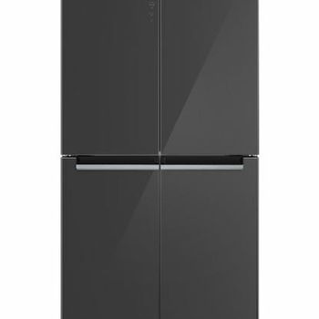 Product image of the product “Bosch Serie 4 KMC85LEEA side-by-side refrigerator Freestanding 547 L E Grey ”