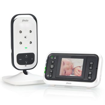 Artikelbild des Artikels “Alecto Babyphone mit Kamera und 2,4 Zoll Farbdisplay, weiß/anth “