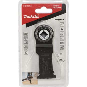 Product image of the product “Makita Tauchsägebl. 32mm TMA047 5Stk. ”