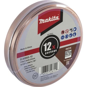 Product image of the product “Makita Trennscheibe 115x1,2mm INOX ”