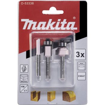 Product image of the product “makita Fräser-Set D-53338 6mm, 3-teilig ”