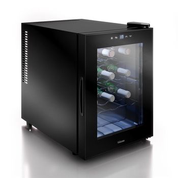Product image of the product “Tristar Grand Saigneé Thermoelectric wine cooler Freestanding Black 12 bottle(s) ”