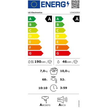 Product image of the product “LG LSWD099X 10/7kg ”