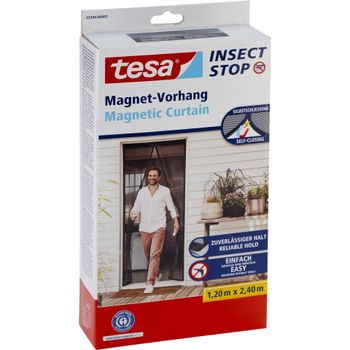 Image du produit “Tesa Insect Stop 55394-00001-00 Magnetvorhang (B x H) 1.2m x 2.4m anthracite 1 pc(s) ”