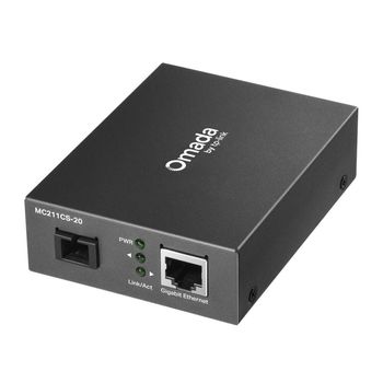 Product image of the product “TP-Link Omada MC211CS-20 network media converter 1000 Mbit/s 1310 nm Single-mode Black ”