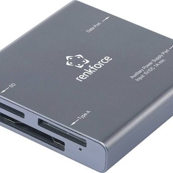 Artikelbild des Artikels “Renkforce RF-CR-700 Externer Speicherkartenleser USB-C® (USB 3.2 Gen 2) Grau “