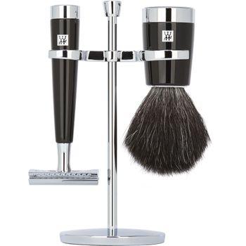 Artikelbild des Artikels “Zwilling Rasier-Set mit Rasier- hobel 3-tlg schwarz “
