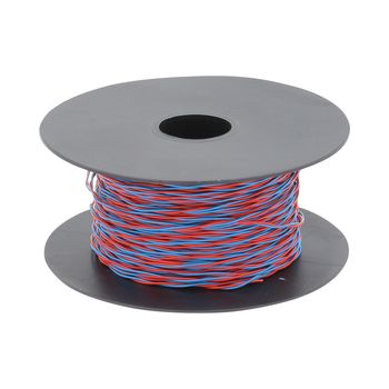 Product image of the product “CobiNet Schaltdraht YV 2x0,6/1,1 red/blau, 100 m ”
