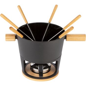 Product image of the product “Stöckli 7576.80 fondue set 3.2 L Black, Wood 6 person(s) ”