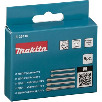 Artikelbild des Artikels “Makita  E-25410 Glas-/Fliesenbohrer-Set 5-tlg. “