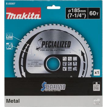 Product image of the product “Makita  E-23357 HM Metallsaw blade 185x30x60Z ”