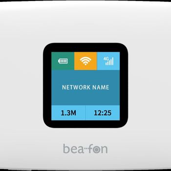 Product image of the product “Beafon MR2_EU001W wireless router Single-band (2.4 GHz) 4G White ”