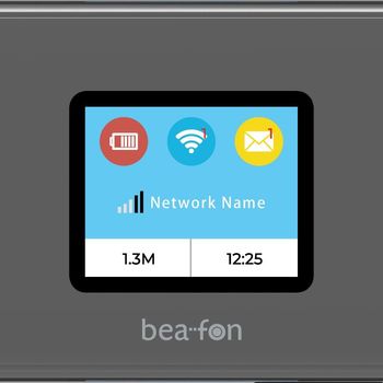Product image of the product “Beafon MR3_EU001B wireless router Single-band (2.4 GHz) 4G Black ”