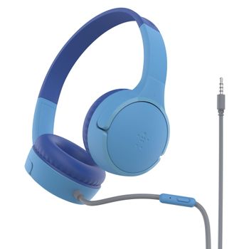 Product image of the product “Belkin SoundForm Mini Headset Wired Head-band Calls/Music USB Type-C Blue ”