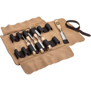 Artikelbild des Artikels “Kirschen Stechbeitelsatz in Ledertasche, 6-tlg. “