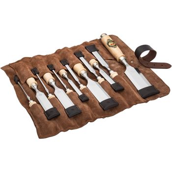 Artikelbild des Artikels “Kirschen Stechbeitelsatz in Ledertasche, 12-tlg. “