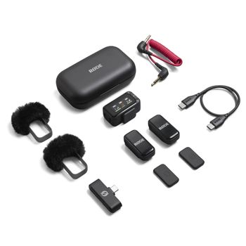 Immagine del prodotto “Rode Ansteck microfono-Set Wireless Micro Camera Kit Übertragungsart (Details):Funk, senza fili Blitzschuh-Montage, incl. cavo ”