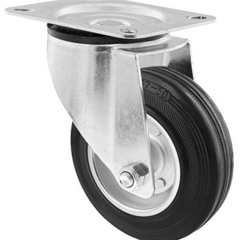 Product image of the product “WAGNER® design yourself Transportgeräte-Lenkrolle RO 6124 silver ”