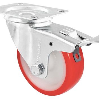 Product image of the product “WAGNER® design yourself Transportgeräte-Lenkrolle RO 7800 red ”