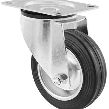 Product image of the product “WAGNER® design yourself Transportgeräte-Lenkrolle RO 6104 silver ”