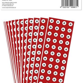 Product image of the product “Anybook Sticker-Set Stickerset Rot for Pro 480St. ”