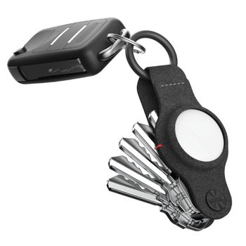Product image of the product “KeySmart AirTag Vegan Leather Case Air Black ”
