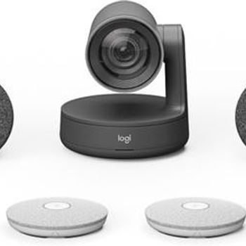 Immagine del prodotto “Logitech Rally Plus sistema di conferenza 16 persona(e) Collegamento ethernet LAN Sistema di videoconferenza di gruppo ”