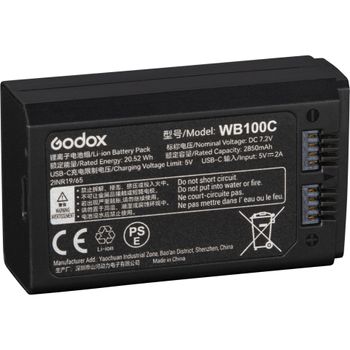Product image of the product “Godox WB100C rechargeable battery for AD100 Pro II ”