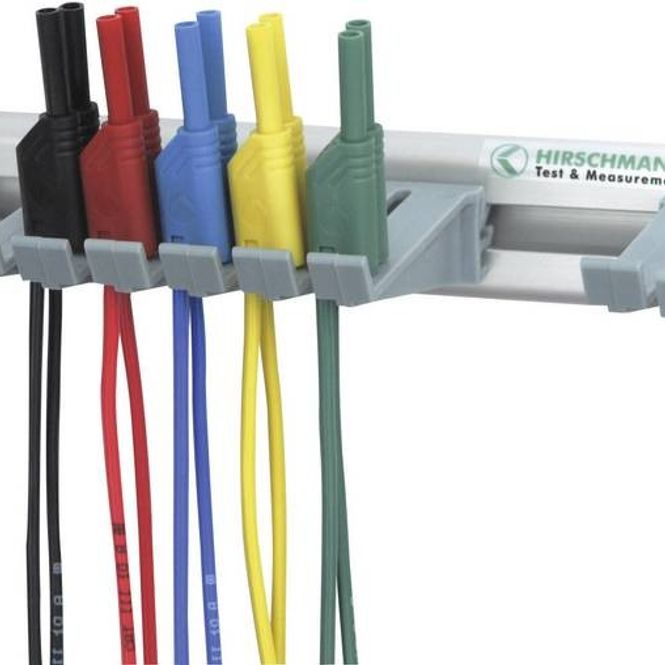HIRSCHMANN Messleitungs-Set 4mm - Mit Sonden & Klemmen | Für Elektronik Messungen