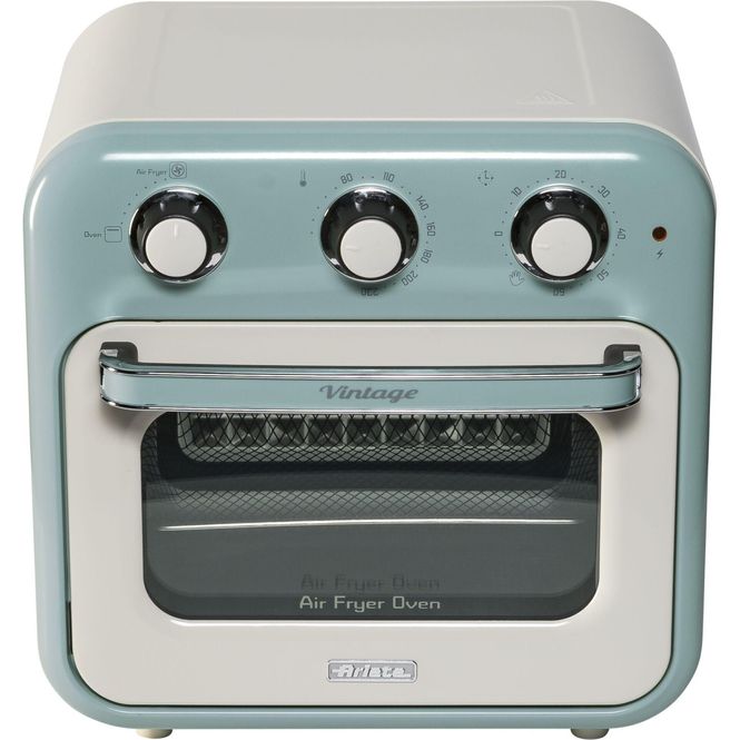 Friggitrice Ad Ariete Ariete Vintage 16L 1400W - Forno 2in1, Celeste, Accessori Inclusi - Foto 3